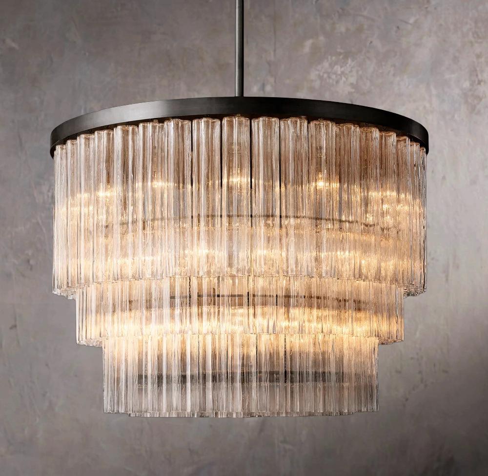 Cielo Three-Layer Circular Pendant Light 48" - Image 3