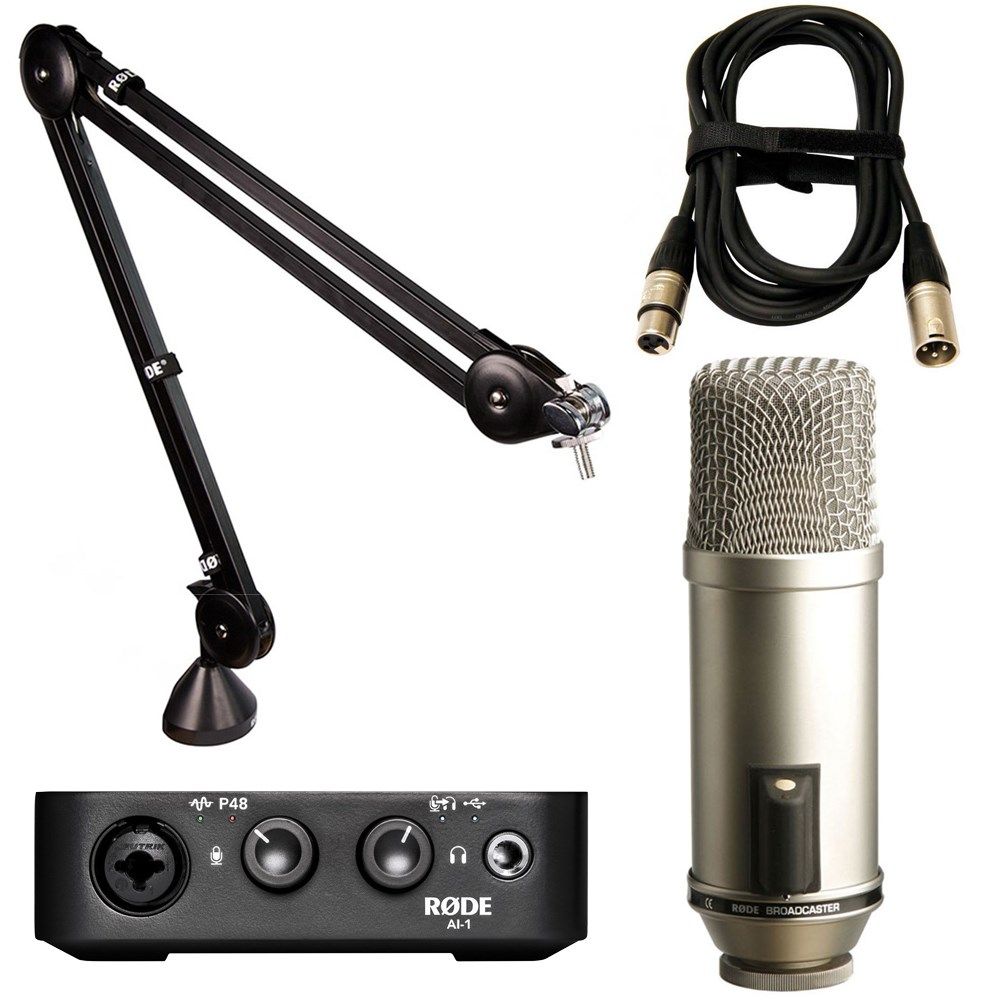 Rode Broadcaster Pack w/ AI1, PSA1 & XLR Cable (3m) - Image 1