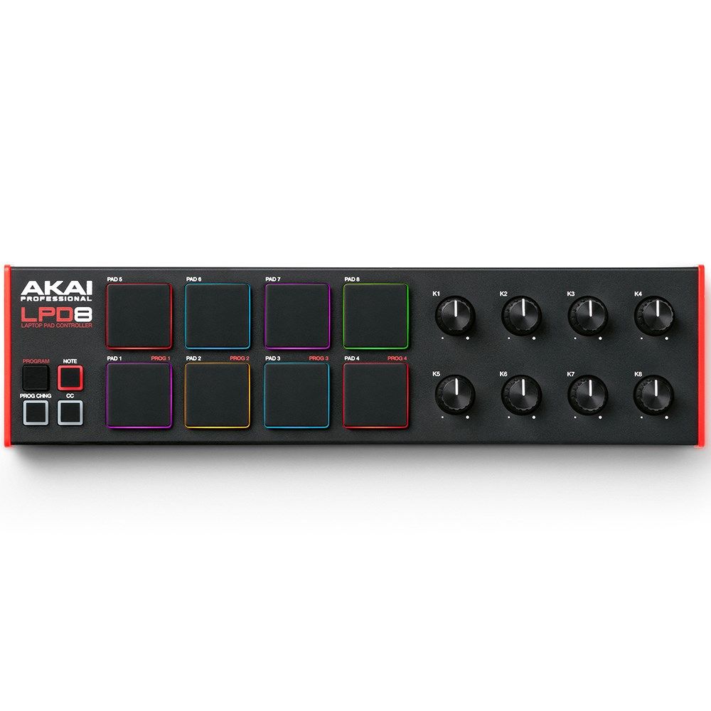 Akai LPD8 MK2 Ultra-Portable Pad Controller w/ 8 Pads & 8 Rotary Knobs - Image 1