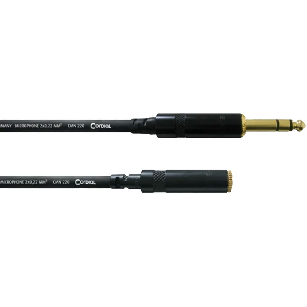 Cordial Essentials REAN 1/4" to 3.5mm Female Headphone Extension Cable (3m) - Image 1