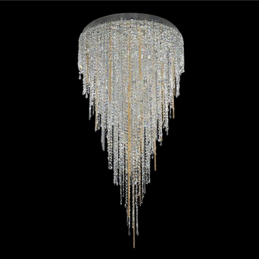 Allegri Tenuta Convertible 3 Light 1 Tier Chandelier with Firenze Clear Crystals - Image 1