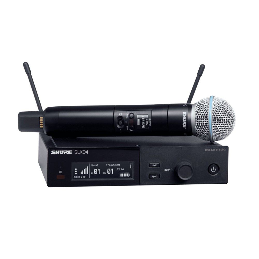 Shure SLXD24/Beta58 Digital Handheld Wireless System (L57 Band) - Image 1