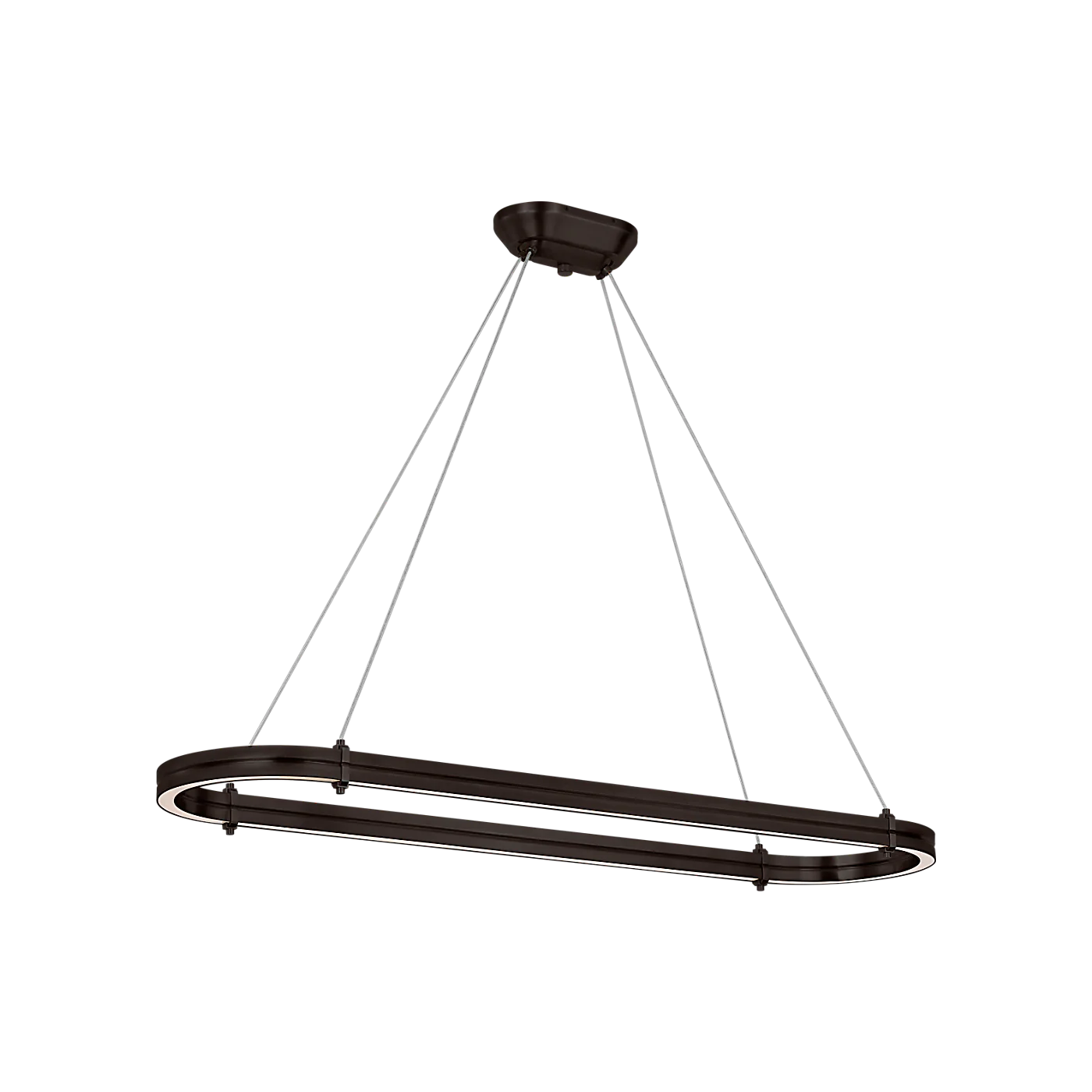 Paxton 54" Oval Linear Chandelier - Image 3
