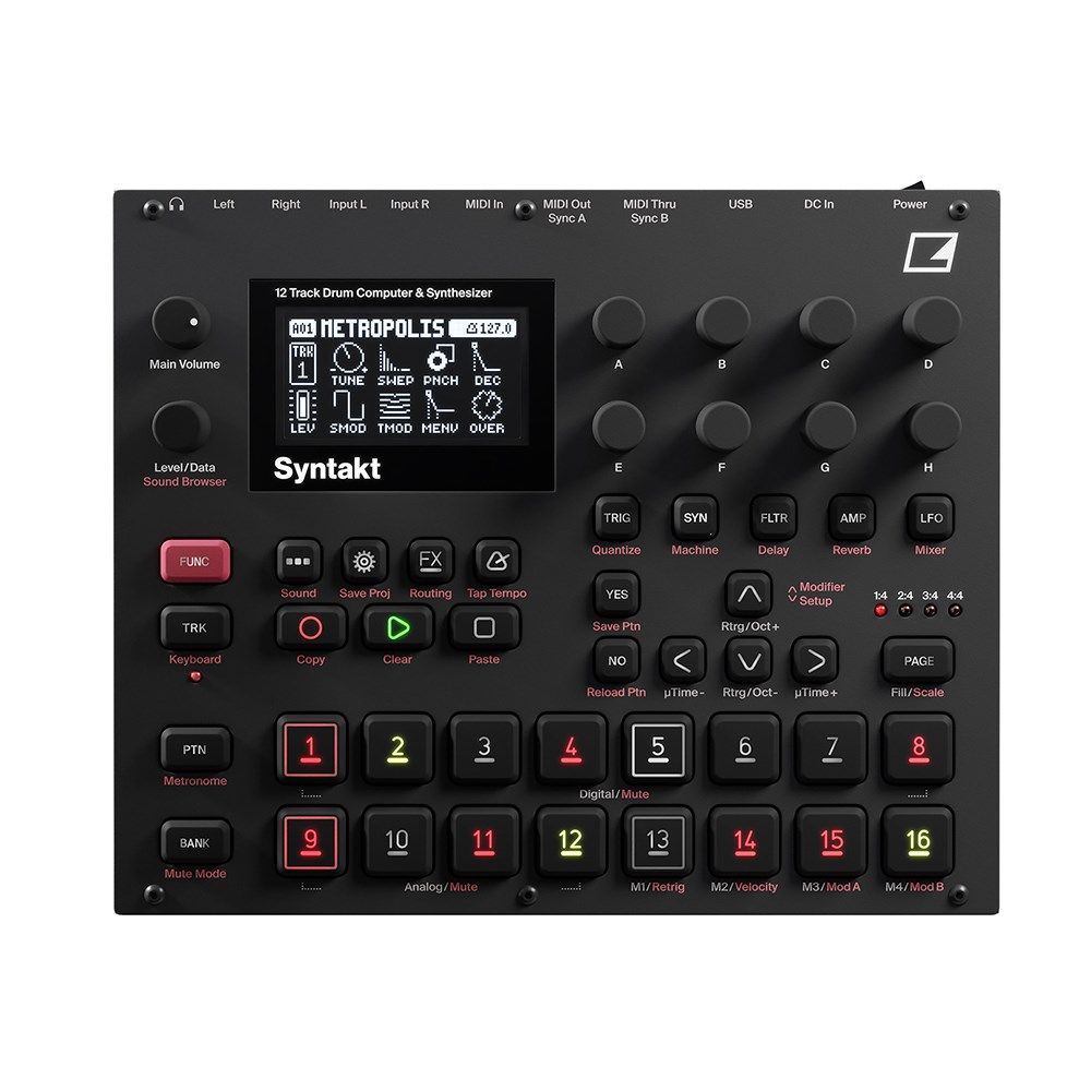 Elektron Syntakt 12 Track Drum Machine & Synthesizer - Image 1