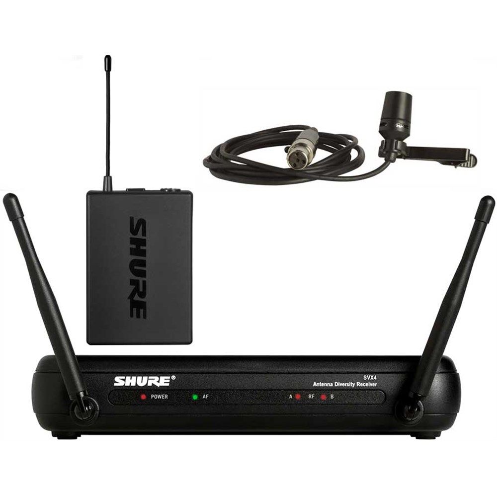 Shure SVX14 / CVL Wireless Lapel Lavalier Mic System J9 - Image 1