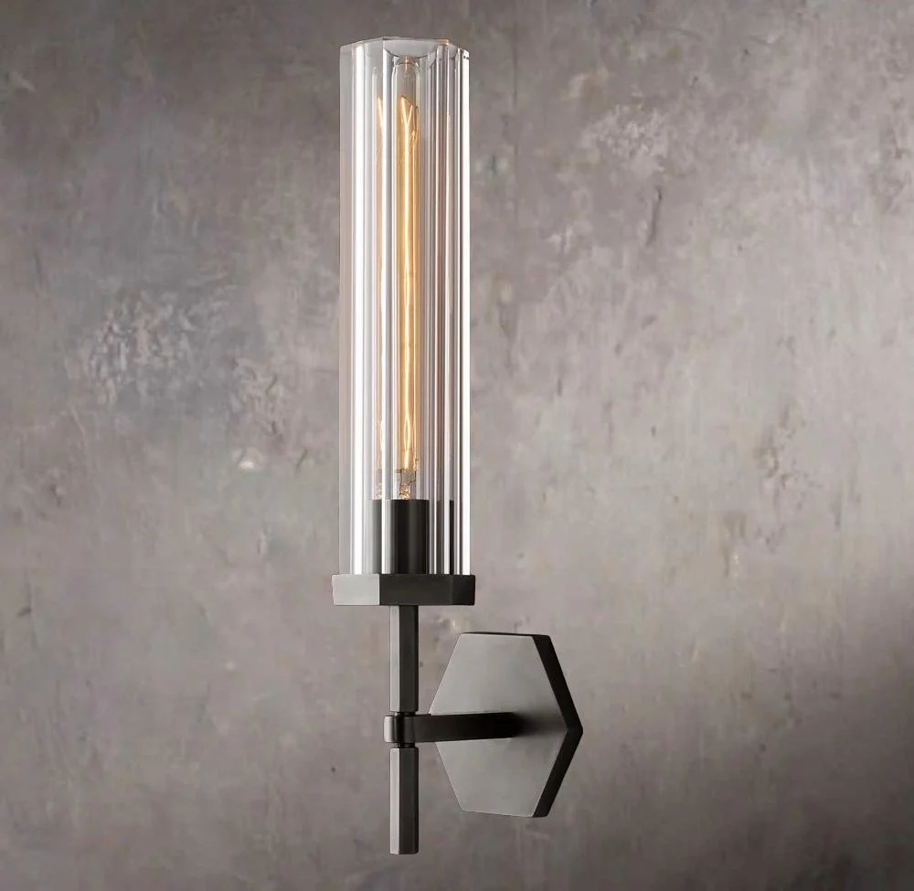Lambeths Six-Sided Grand Wall Sconce - Image 3