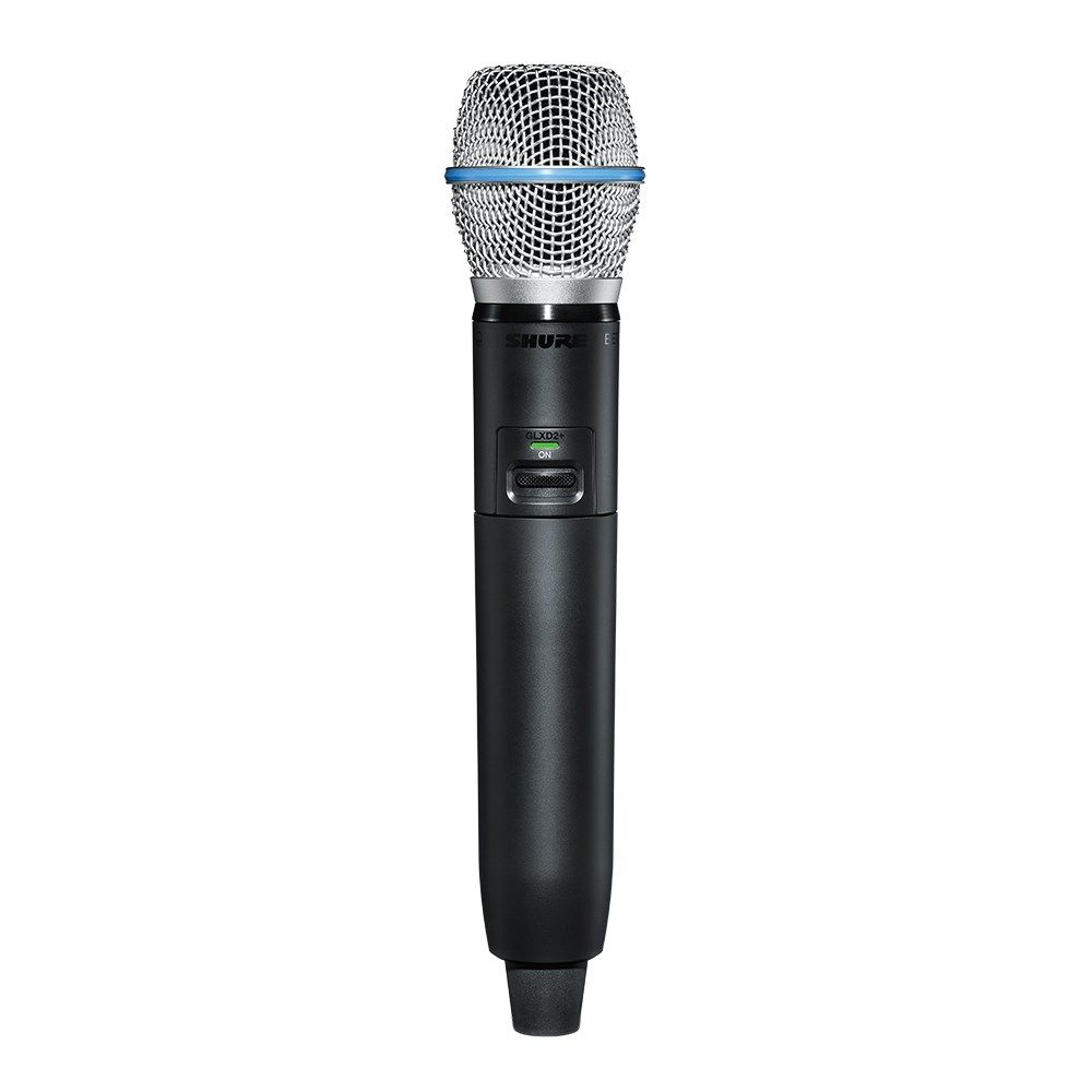 Shure GLXD2+ / B87A Digital Wireless Dual Band Handheld Transmitter Beta 87A Vocal Mic - Image 1