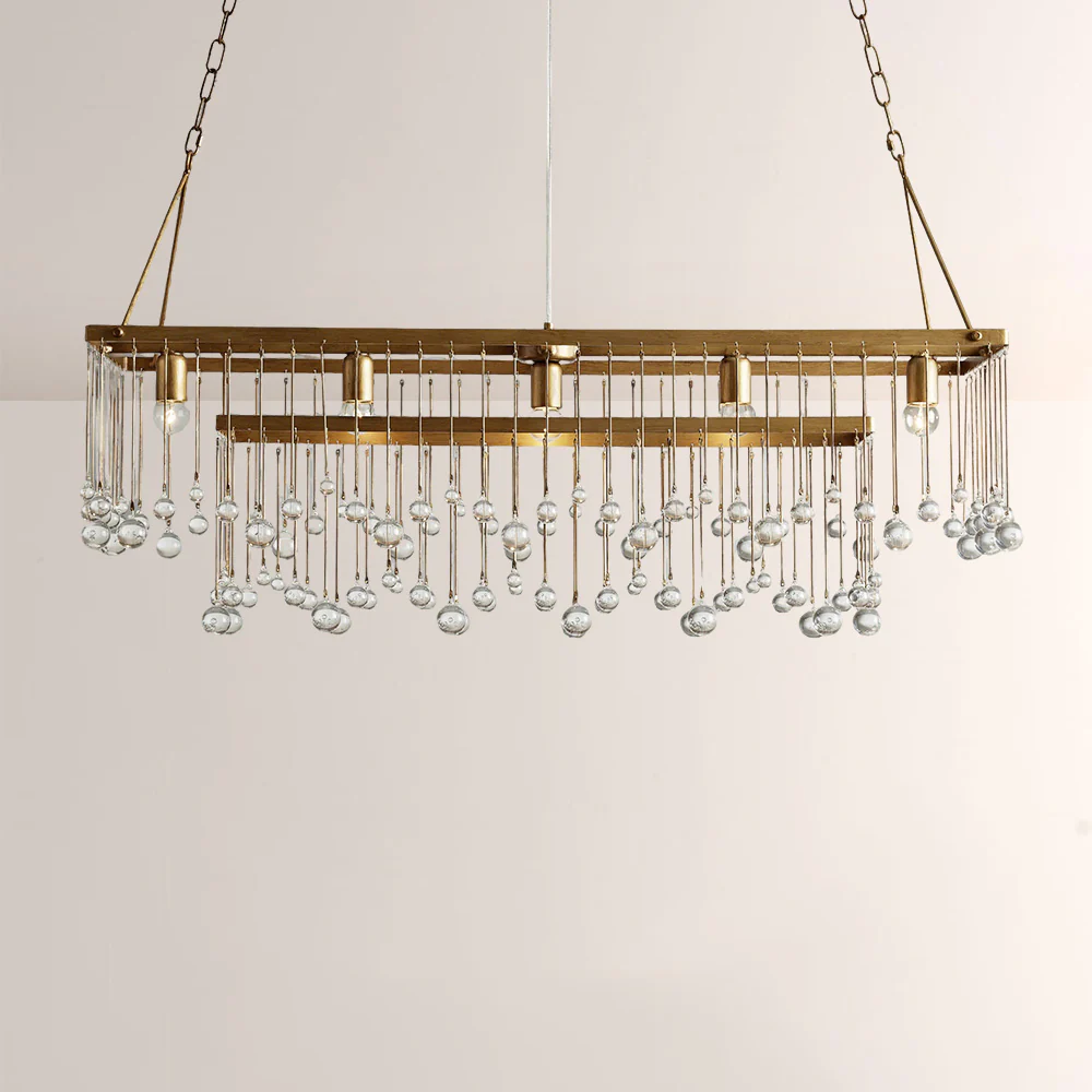 Aubluxe Rectangular Chandelier - Image 1