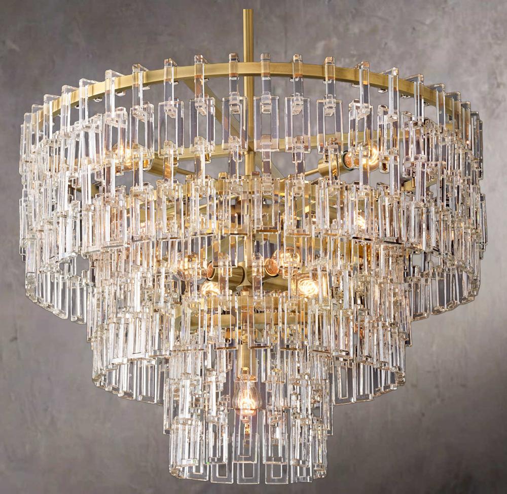 Marignans Layered Round Chandelier 36" - Image 1