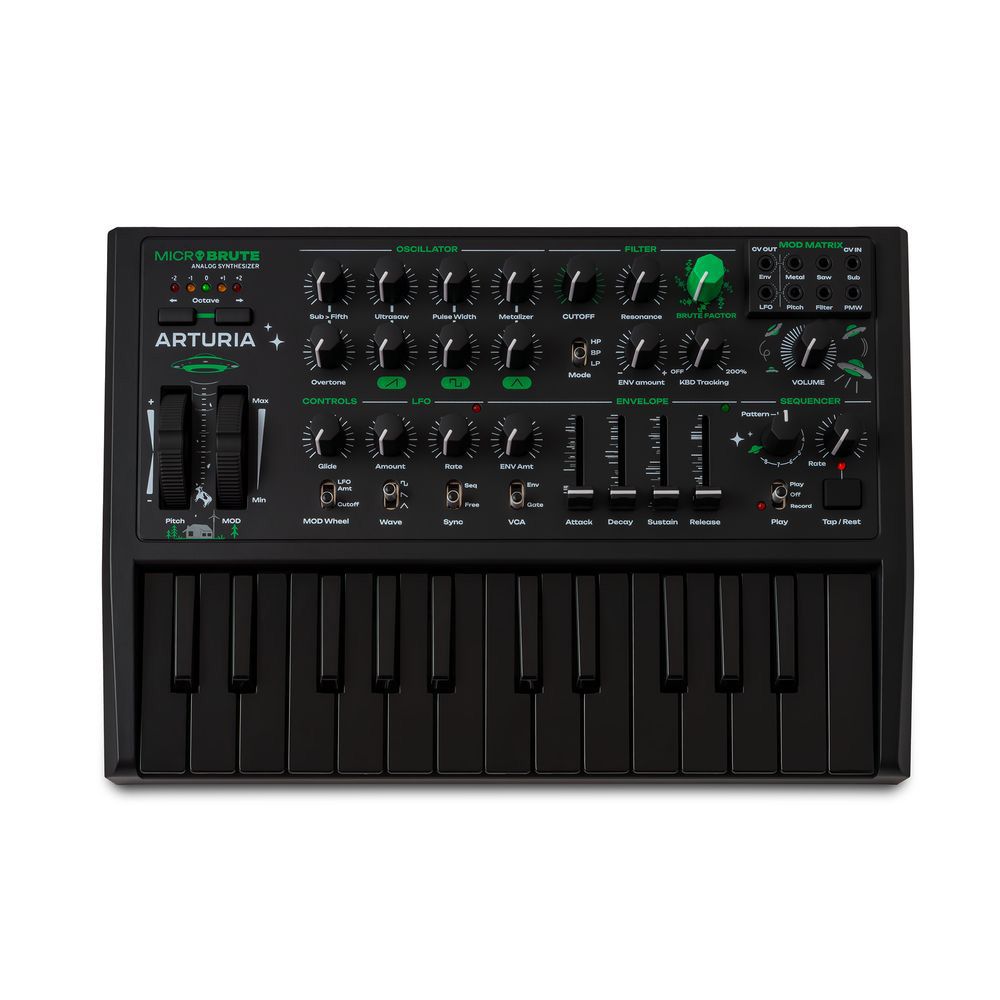 Arturia MicroBrute UFO Limited Edition 25-Key Analog Synthesiser - Image 1