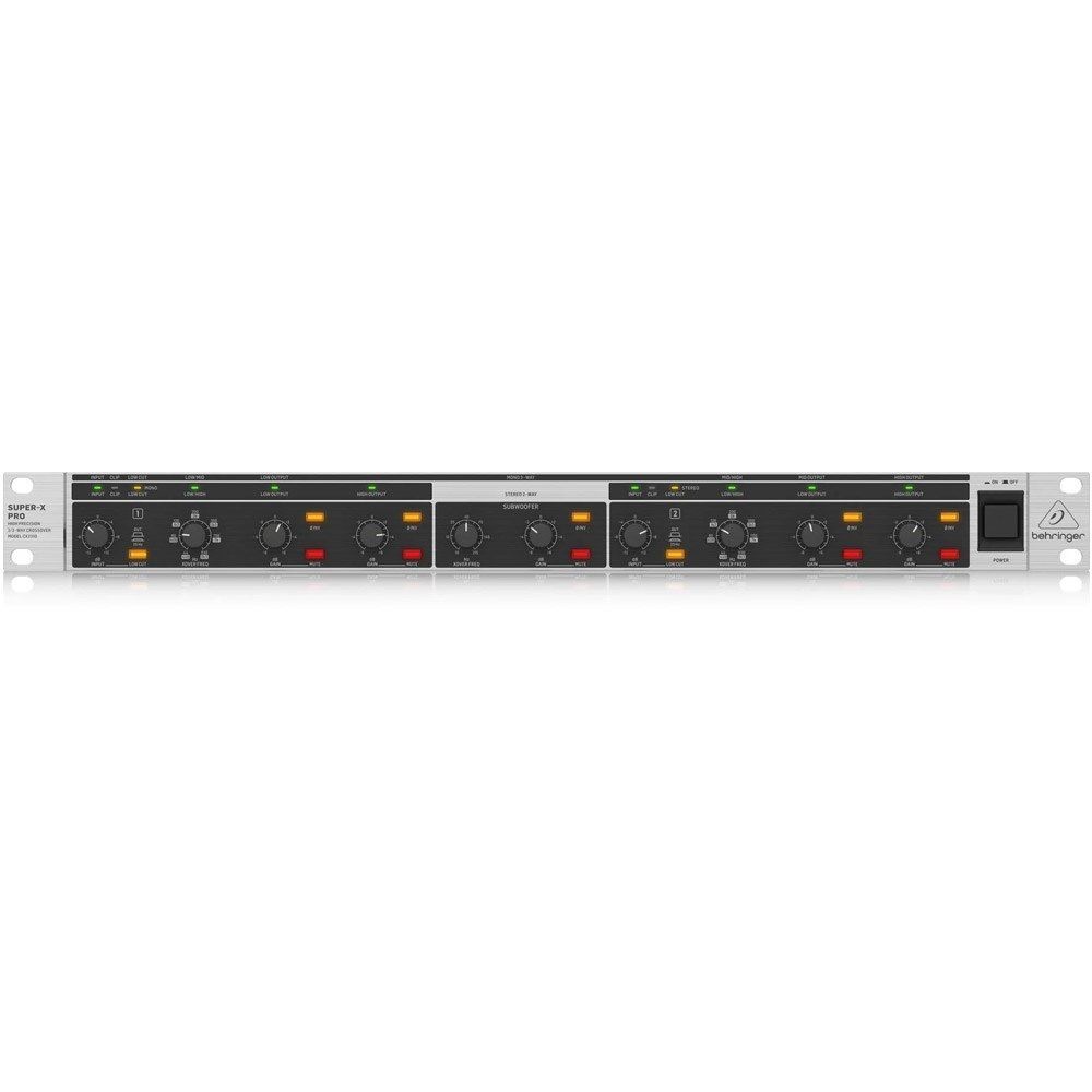 Behringer Super-X Pro CX2310 V2 Stereo 2-Way / Mono 3-Way Crossover w/ Subwoofer Output - Image 1