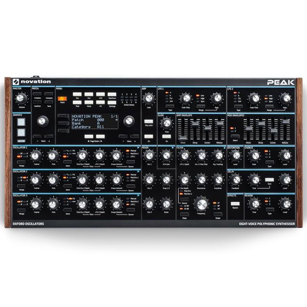 Novation Peak Eight-voice Polyphonic Digital Analogue Hybrid Synthesizer - Image 1