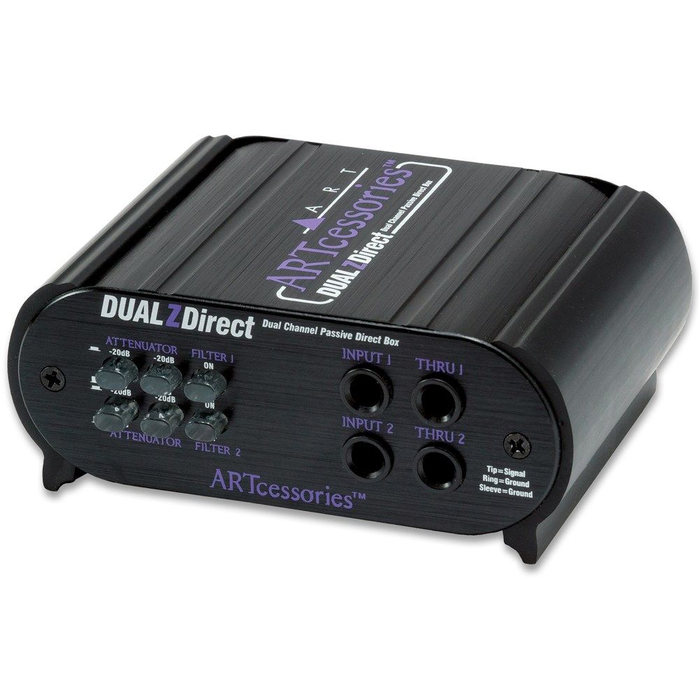 ART Pro Audio DualZDirect Dual Professional Passive Direct Box - Image 1