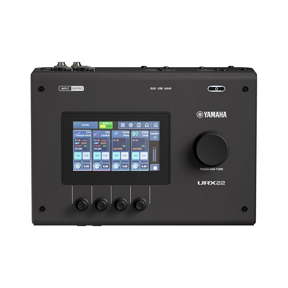 Yamaha URX22  4x2 USB-C Audio Interface w/ DSP-Powered Effects (Black) - Image 1