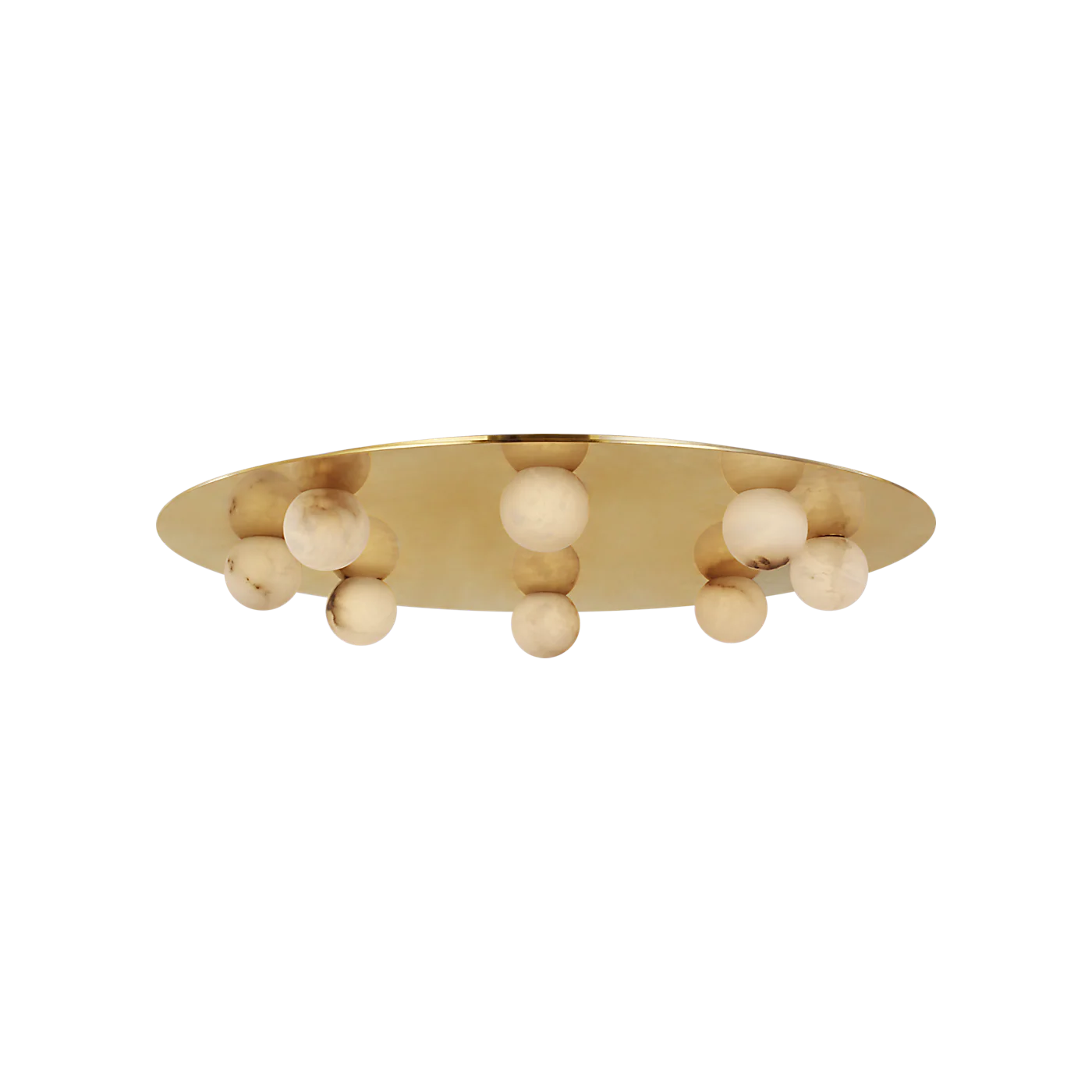 Pertica 30" Eight Light Flush Mount - Image 1