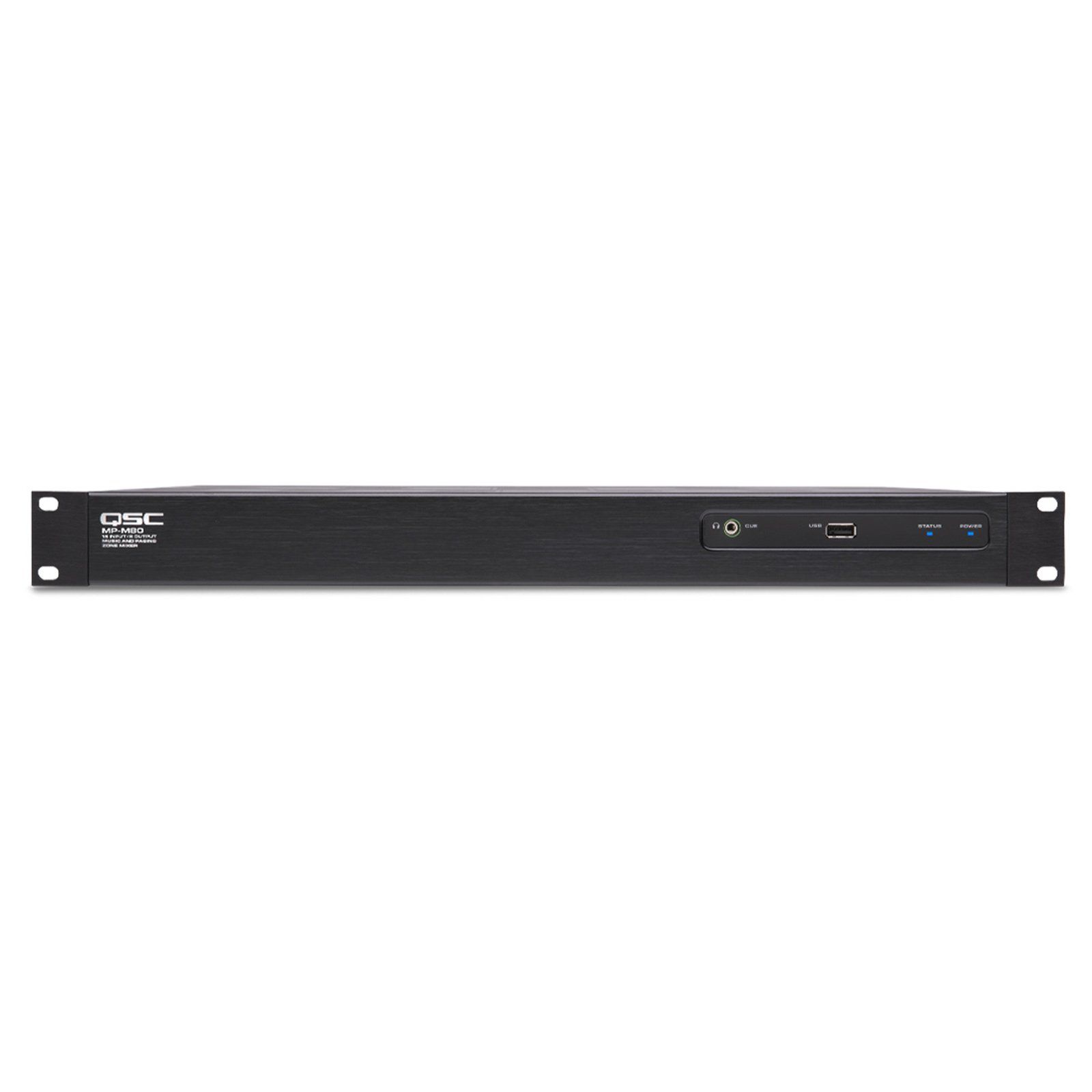 QSC MP-M80 16 Input 8 Output Music and Paging Zone Mixer - Image 1