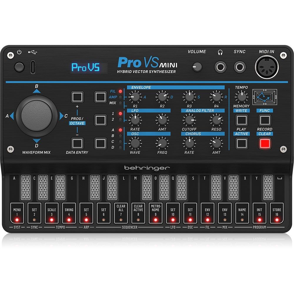 Behringer Pro-VS Mini 4-Voice Portable Hybrid Synthesizer - Image 1