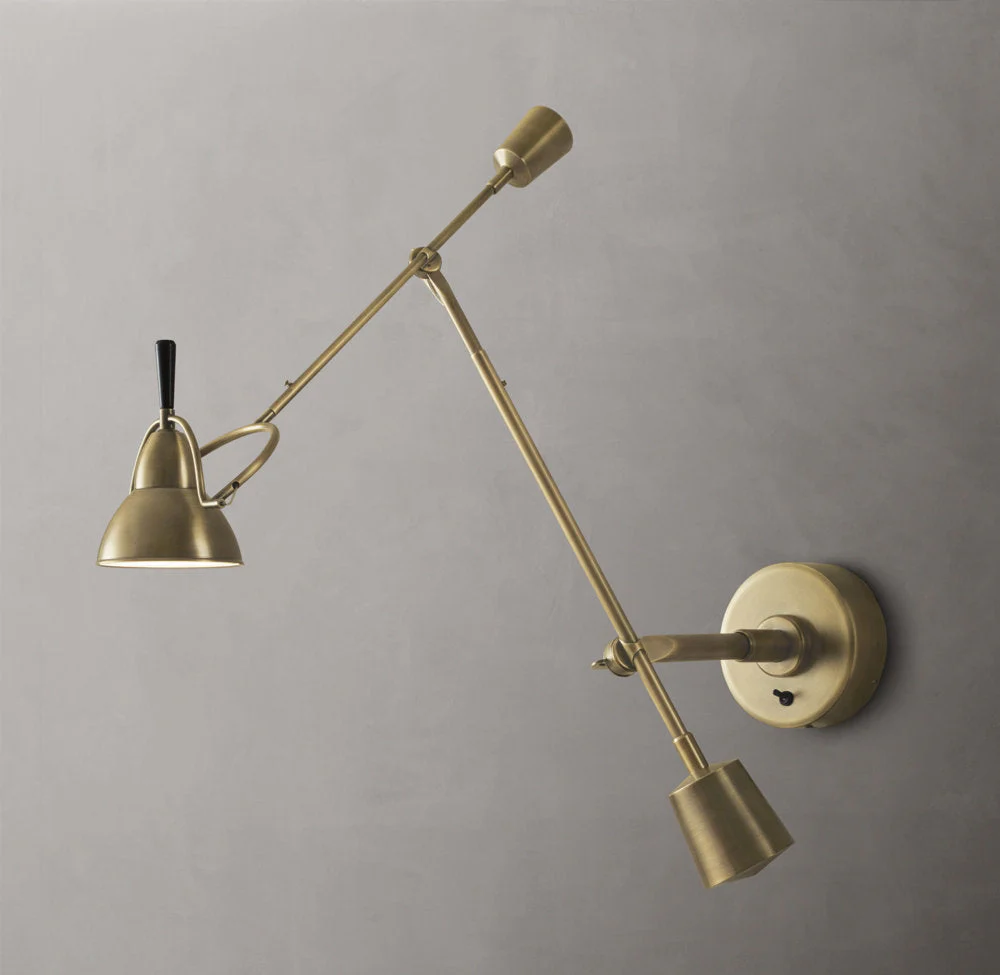 Counterbalanced Swing-Arm Wall Sconce - Image 3