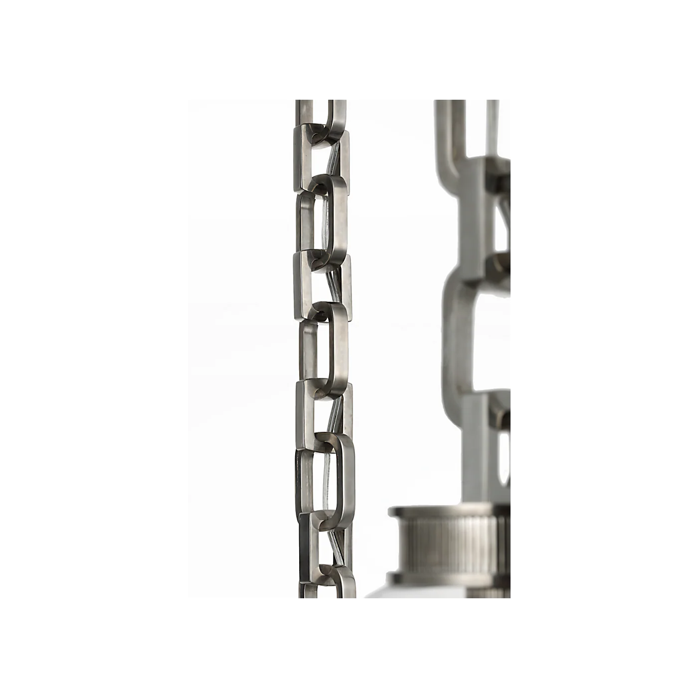 Bellamy 2 Light Statement Chain 8" Globe Chandelier - Image 2