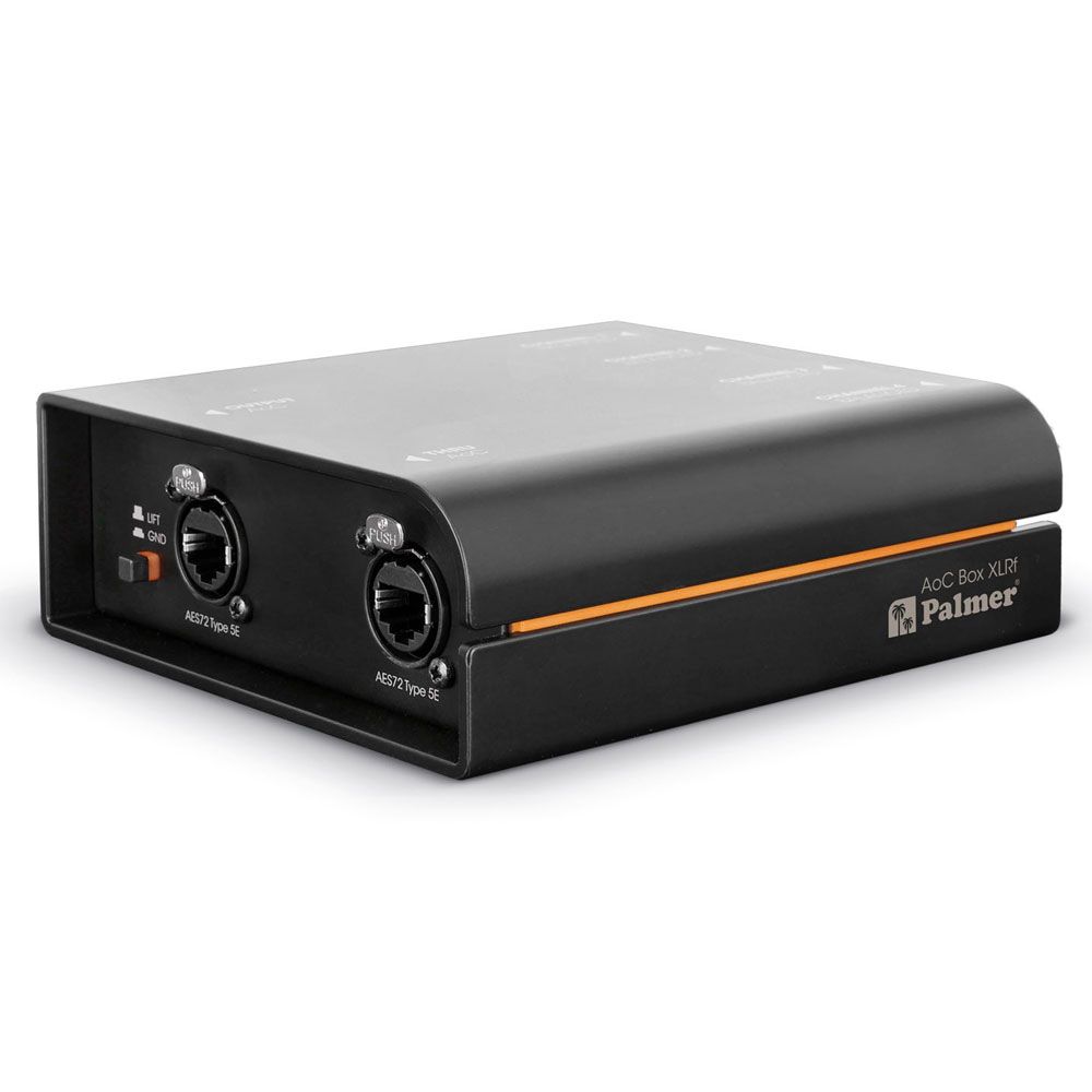 Palmer PAOCBXLRF Audio Over Cat Box from EtherCON to 4x XLR Female - Image 1