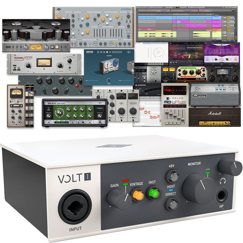 Universal Audio Volt 1 Desktop 1-In/2-Out USB 2.0 Audio Interface - Image 1