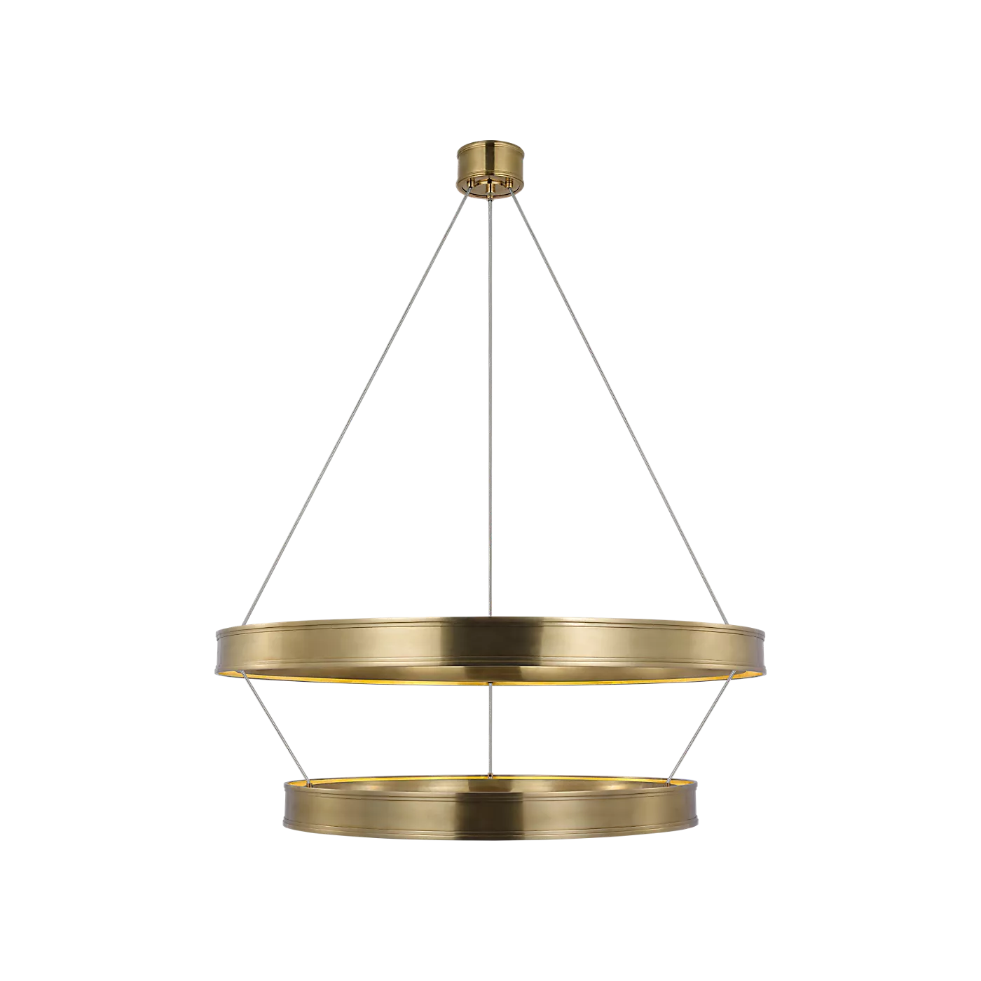 Connery 40" Two-Tier Ring Chandelier - Image 2