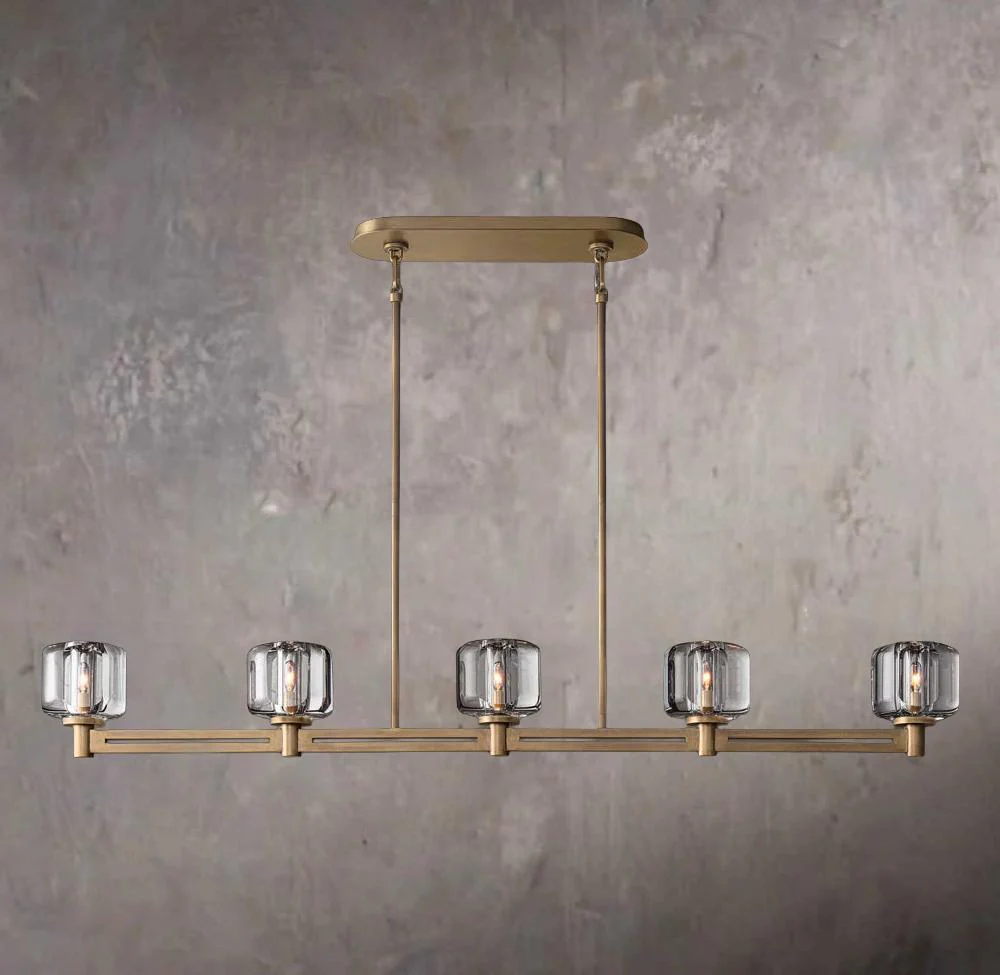 Demaret 54″ Linear Ceiling Chandelier
