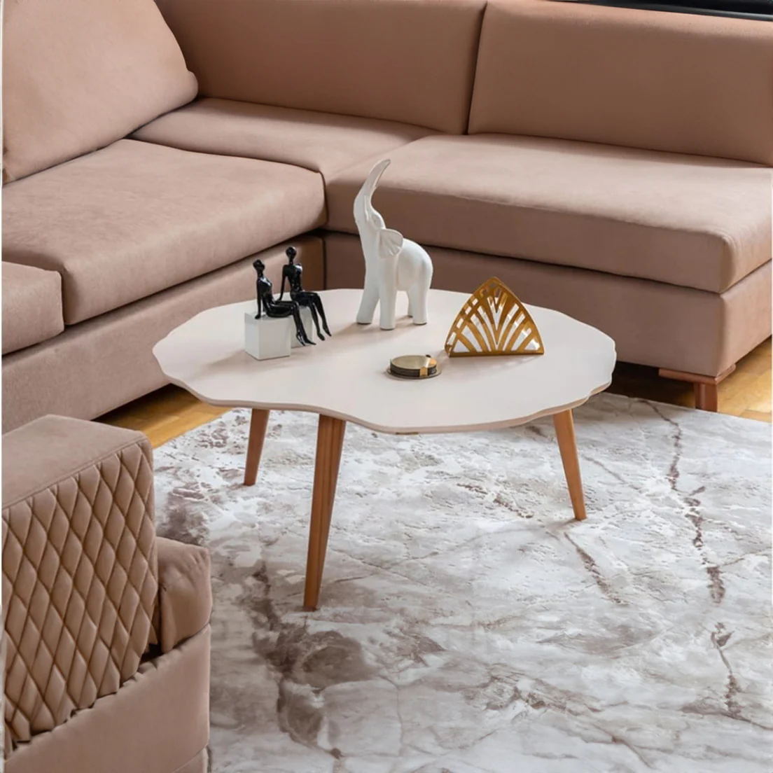ترابيزة قهوة 90×90سم- SHAM146 - Image 1