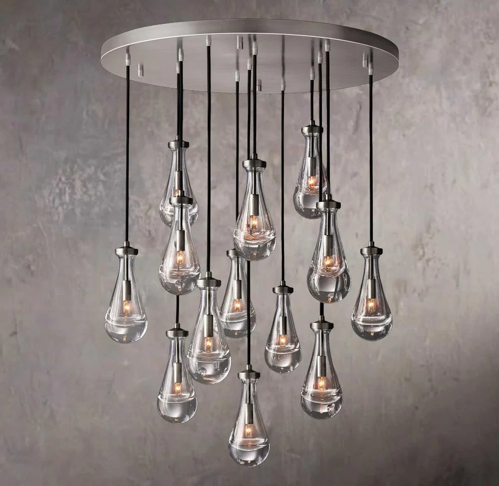 Rainy Circular Chandelier 36" - Image 2