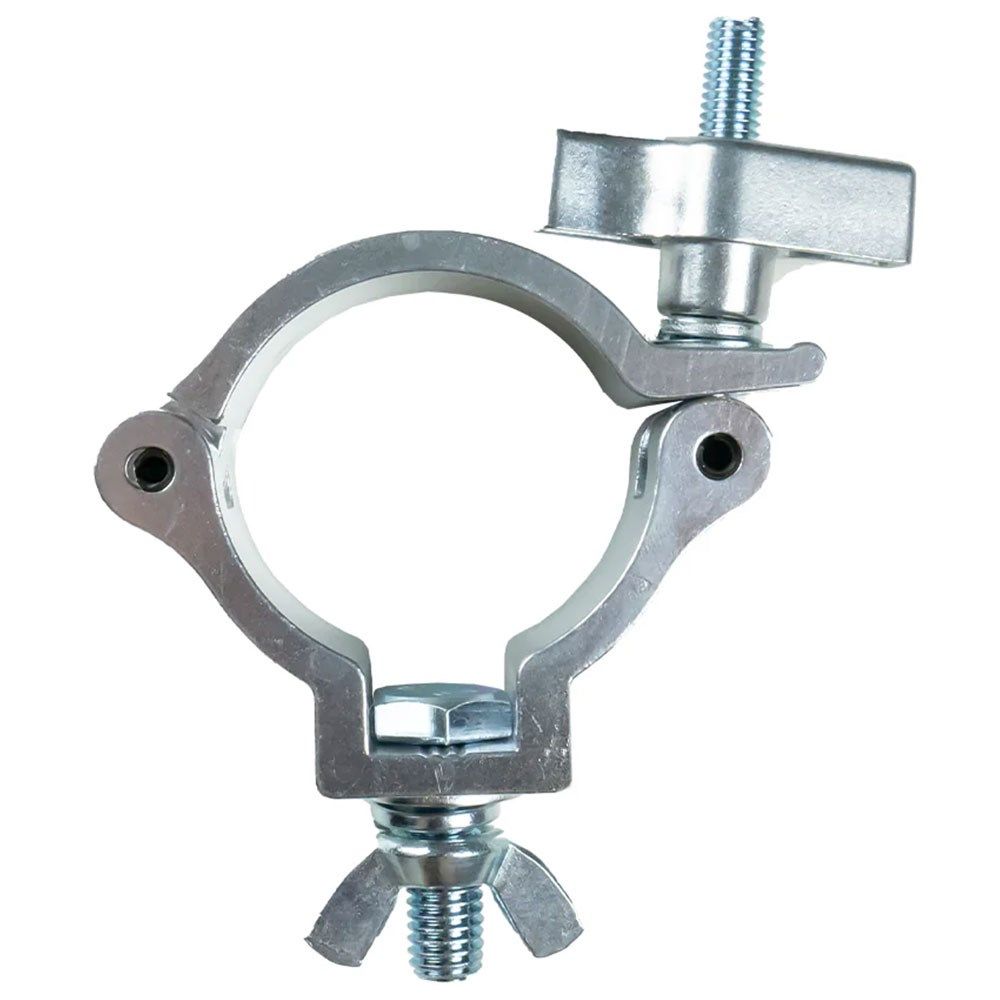 Event Lighting CLAMPP50LS Aluminium Pipe Clamp (Silver) 46-51mm Tube (WLL: 75kg) - Image 1
