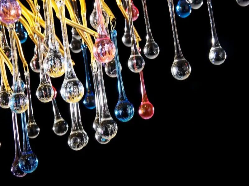 Ran Colorful Crystal Dining Branch Chandelier - Image 2