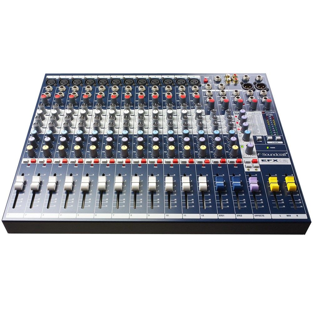 Soundcraft EFX12 12-Channel Mixing Console w/ Lexicon Effects - Image 1