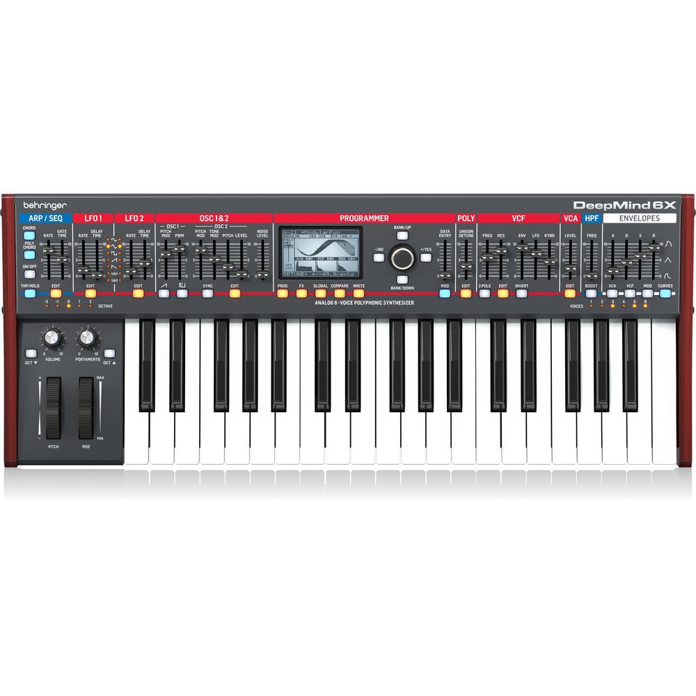 Behringer Deepmind 6X True Analog 6-Voice Polyphonic Keyboard Synthesiser - Image 1