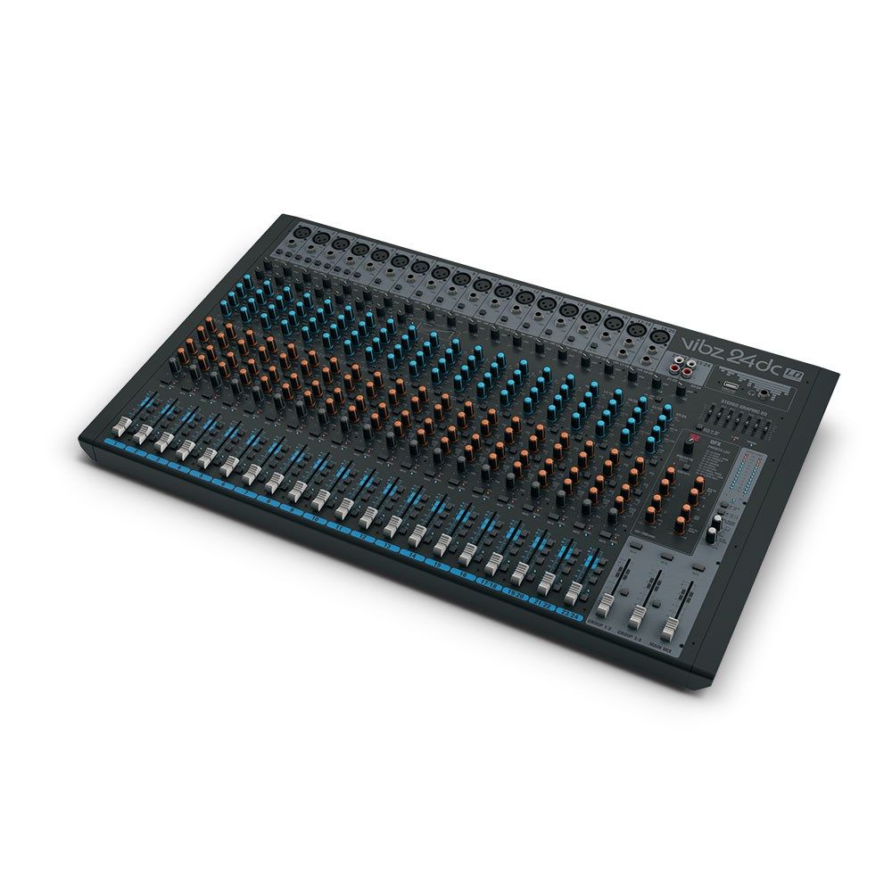 LD Systems VIBZ 24 Channel Mixing Console w/ DFX and Compressor - Image 1