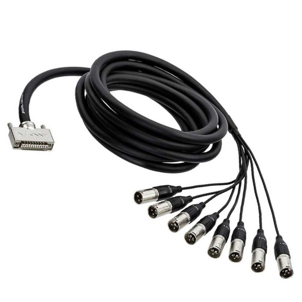 Alva DB25 8 x XLRM Cable Pro Series (10m) - Image 1