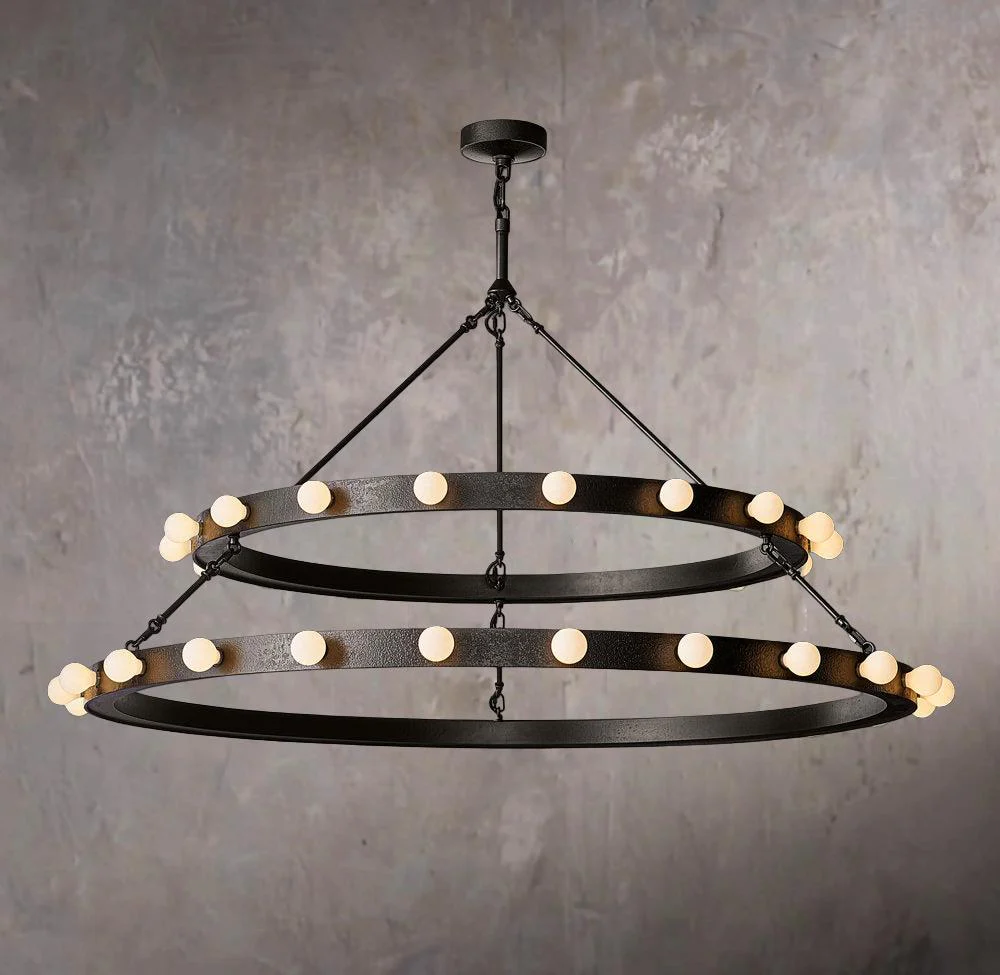 Vitoria Two-Tier 48″ Round Chandelier
