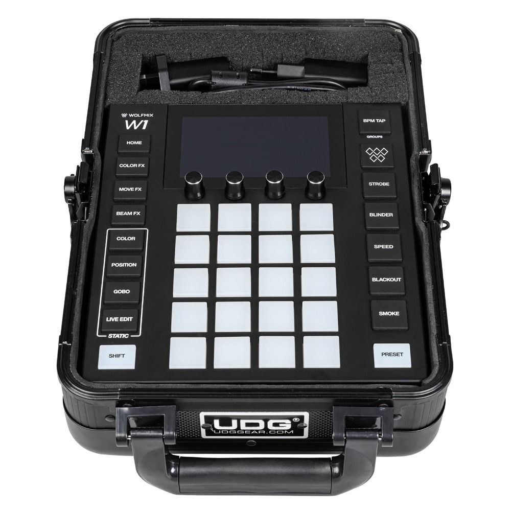 UDG Ultimate Pick Foam Flight Case for Wolfmix W1 (Black) - Image 1
