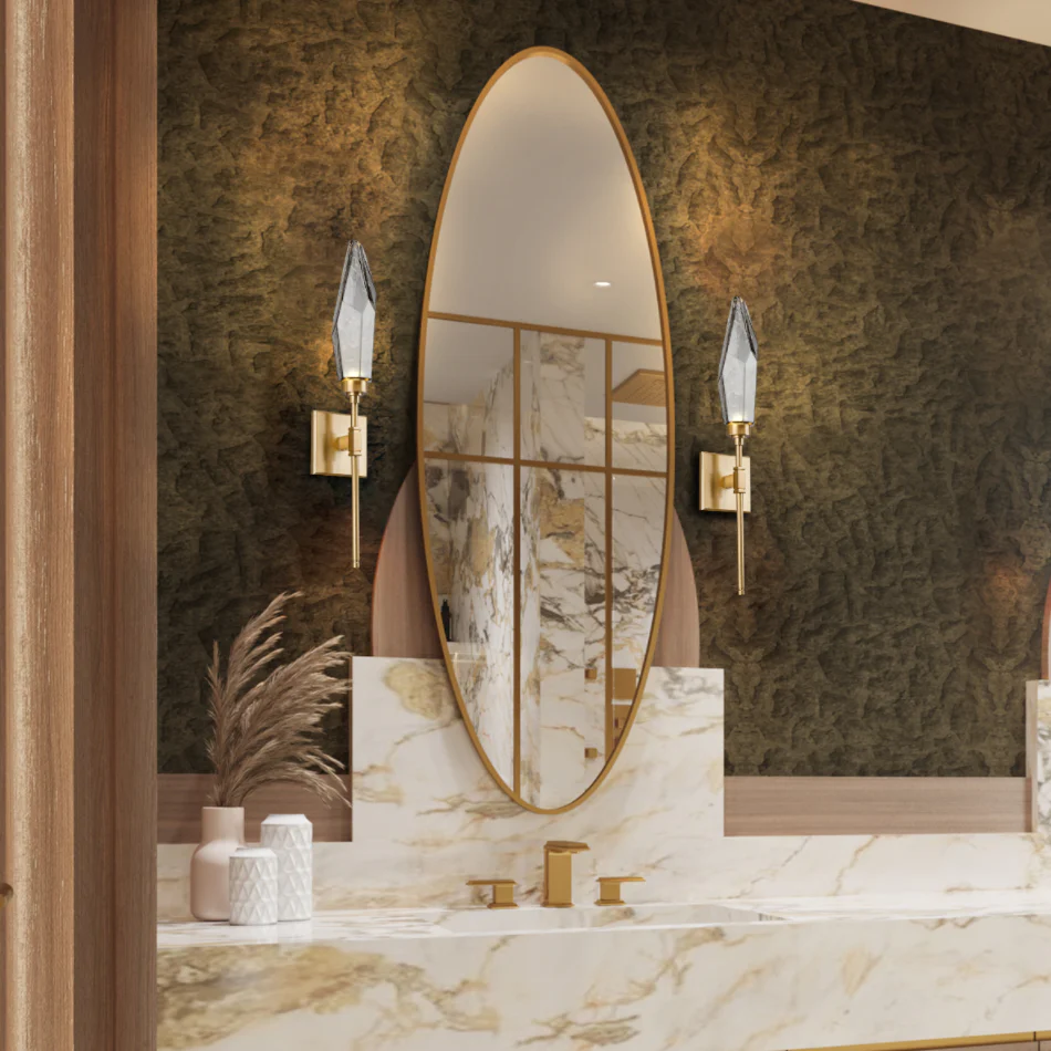 Rocast Crystal Wall Sconce - Image 2