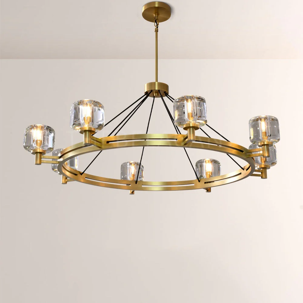 Sebendor Round Chandelier 60″