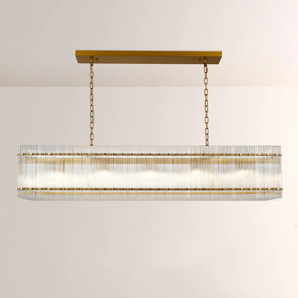 San Marco Rectangular Chandelier 54" - Image 1