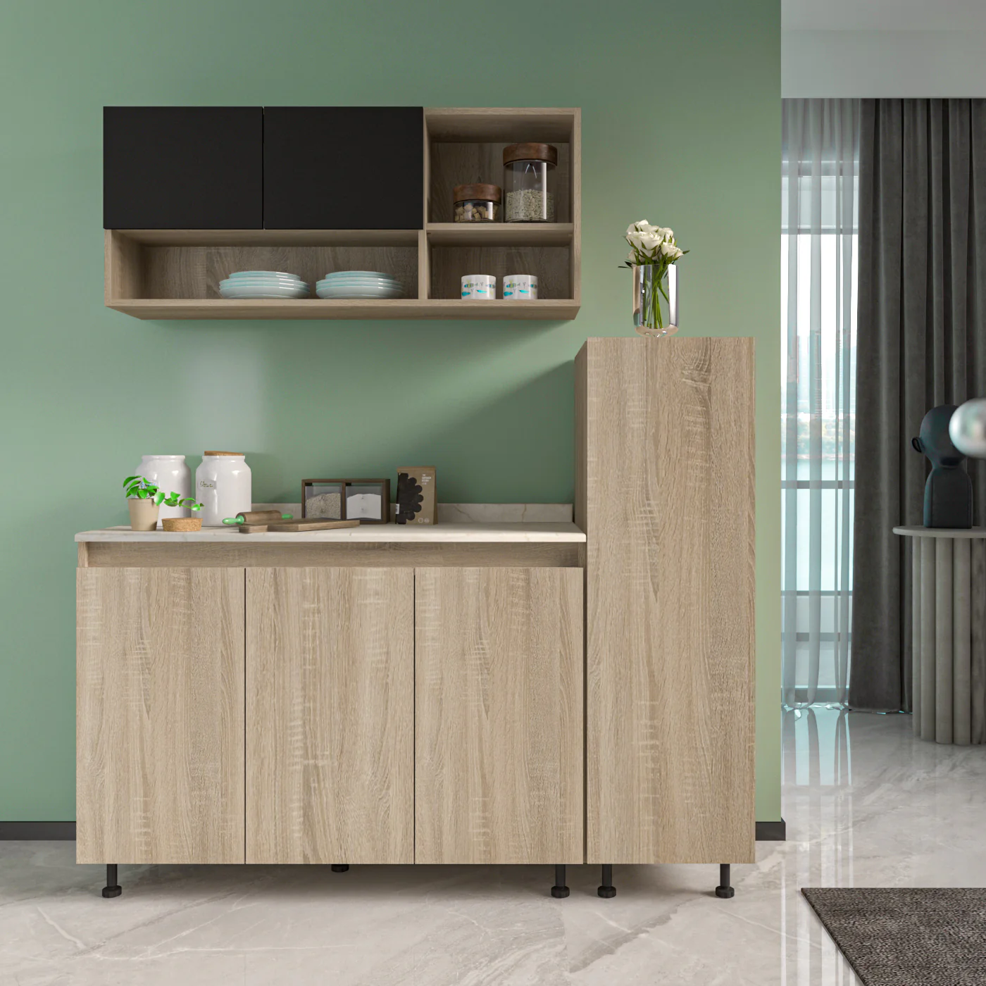 مطبخ- 3قطع- ZAF162 - Image 1