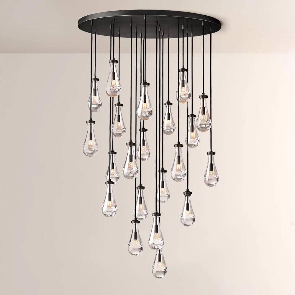 Raindrops Round Chandelier 47" - Image 2