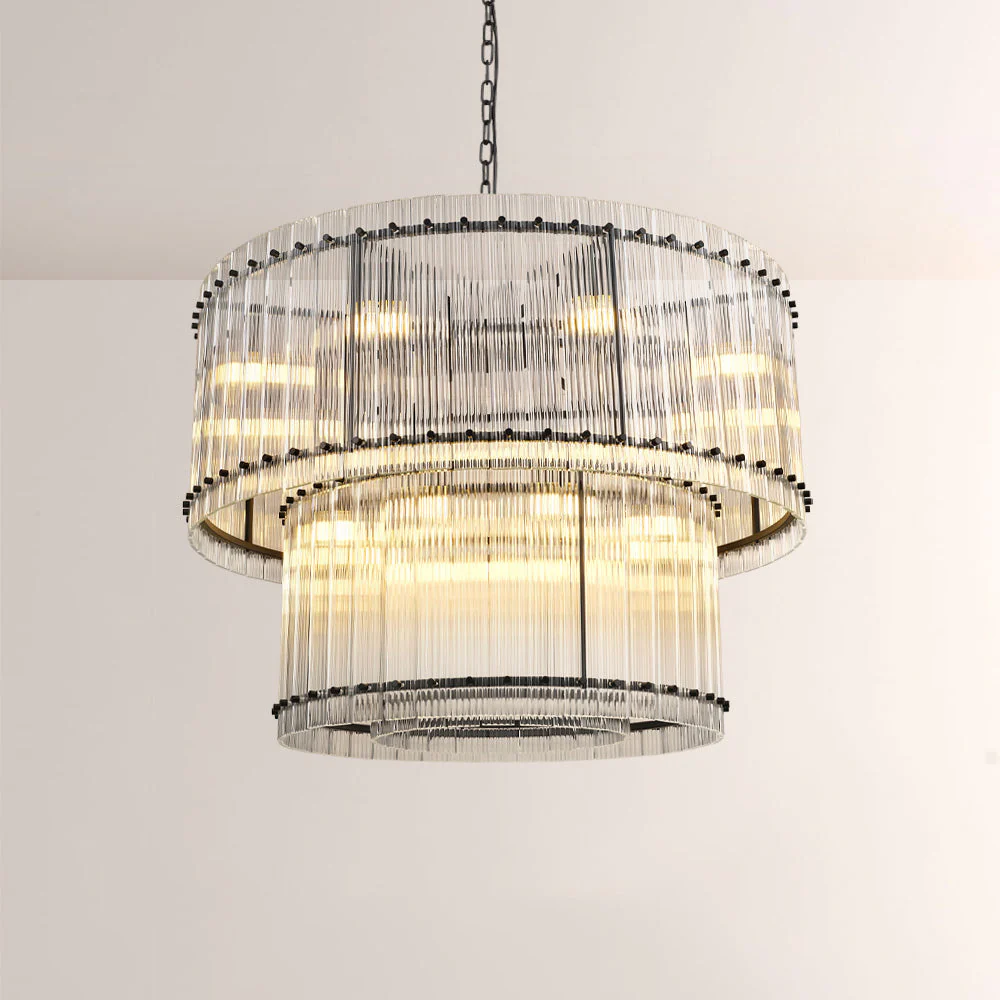 San Marco Two-tier Luxury Round Chandelier 37" - Image 1