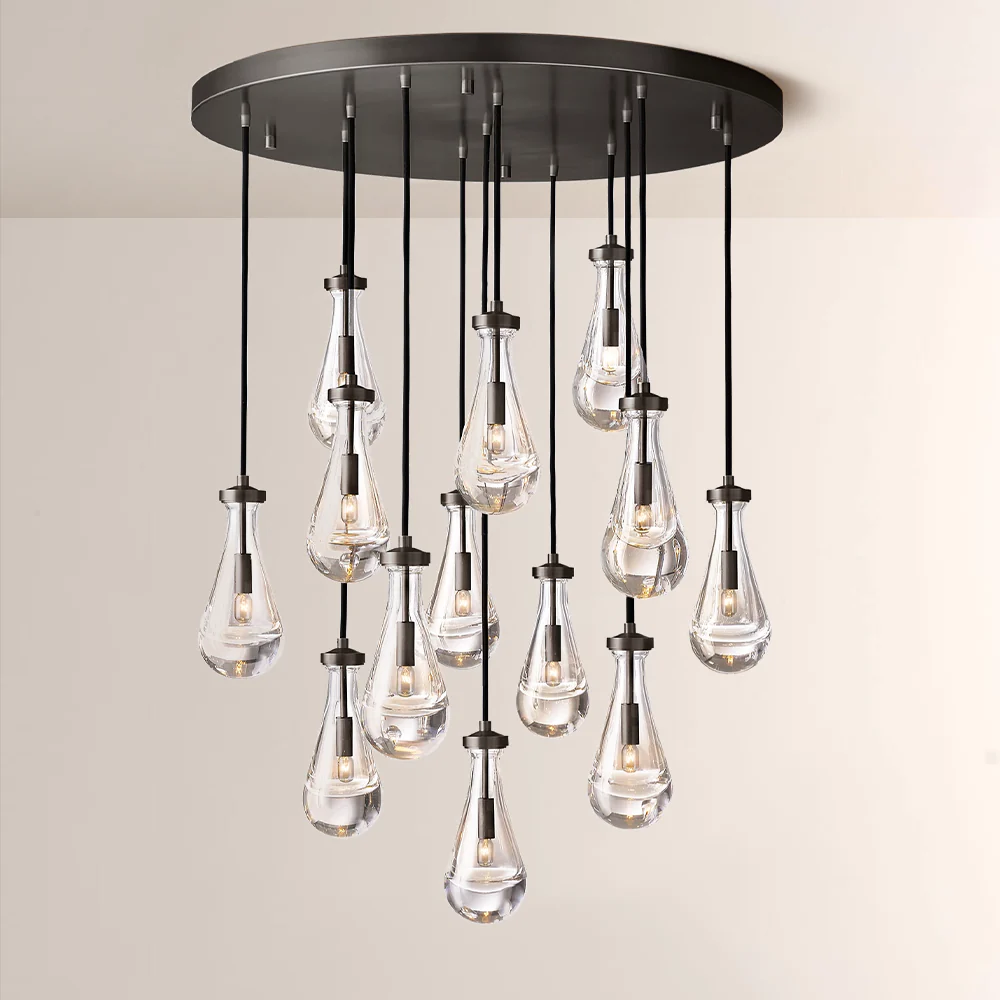 Raindrops Round Chandelier 36" - Image 2