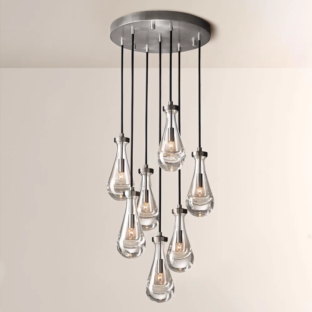 Raindrops Round Chandelier 18" - Image 3
