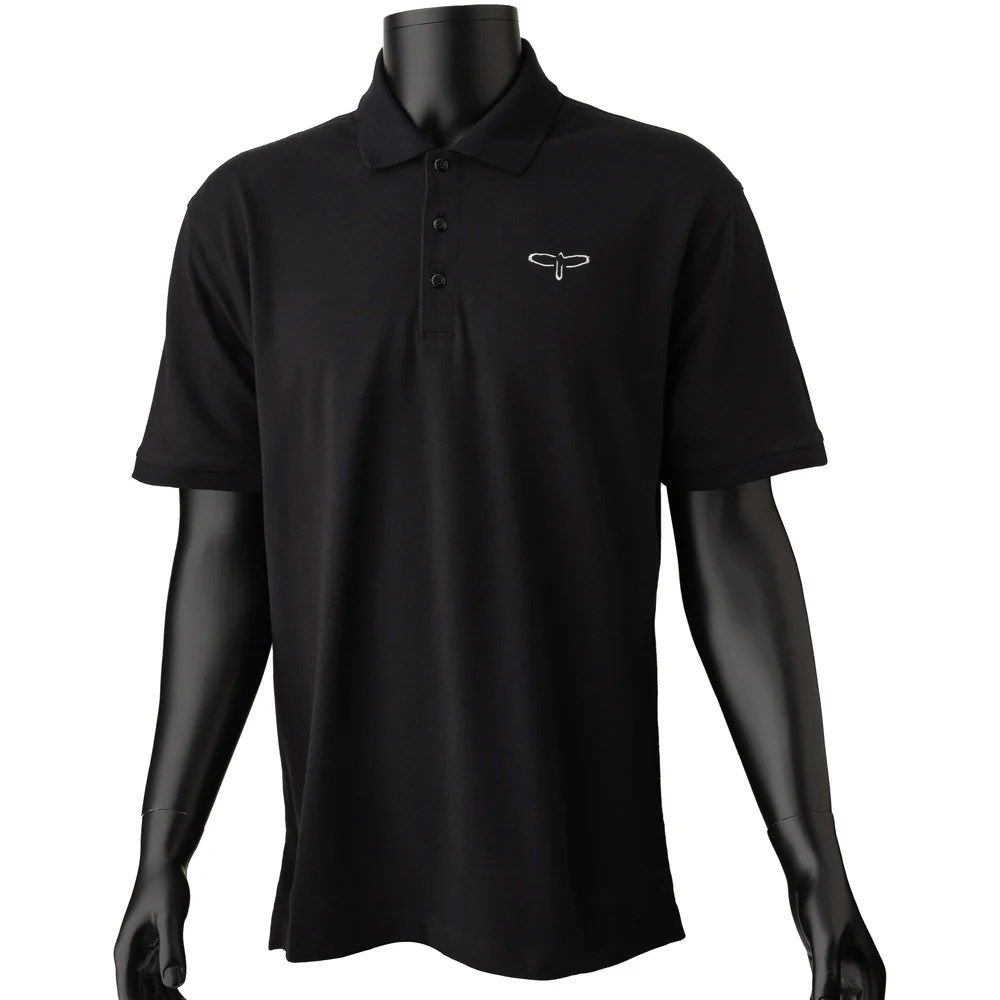 PRS Polo Shirt w/ Bird - Black (Large) - Image 1