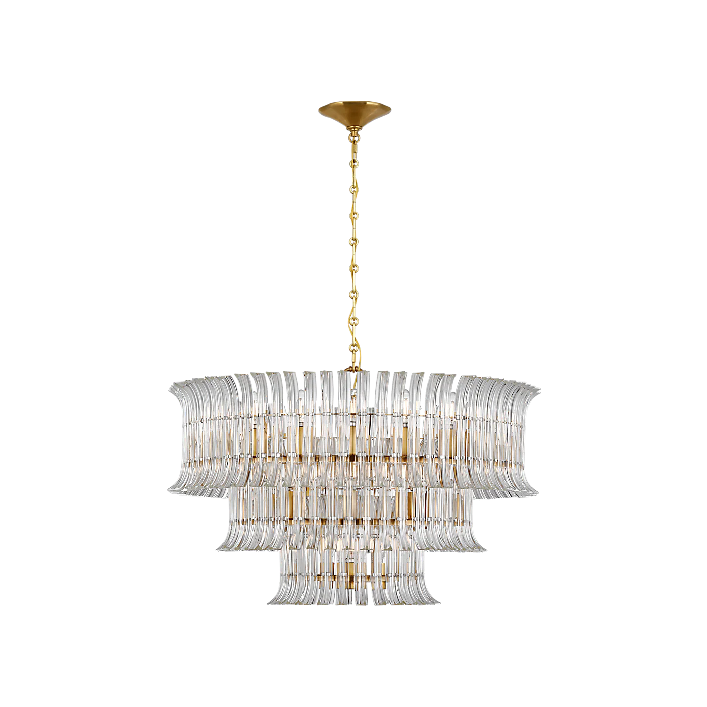 Rhine 34" Three Tier Chandelier - Image 2