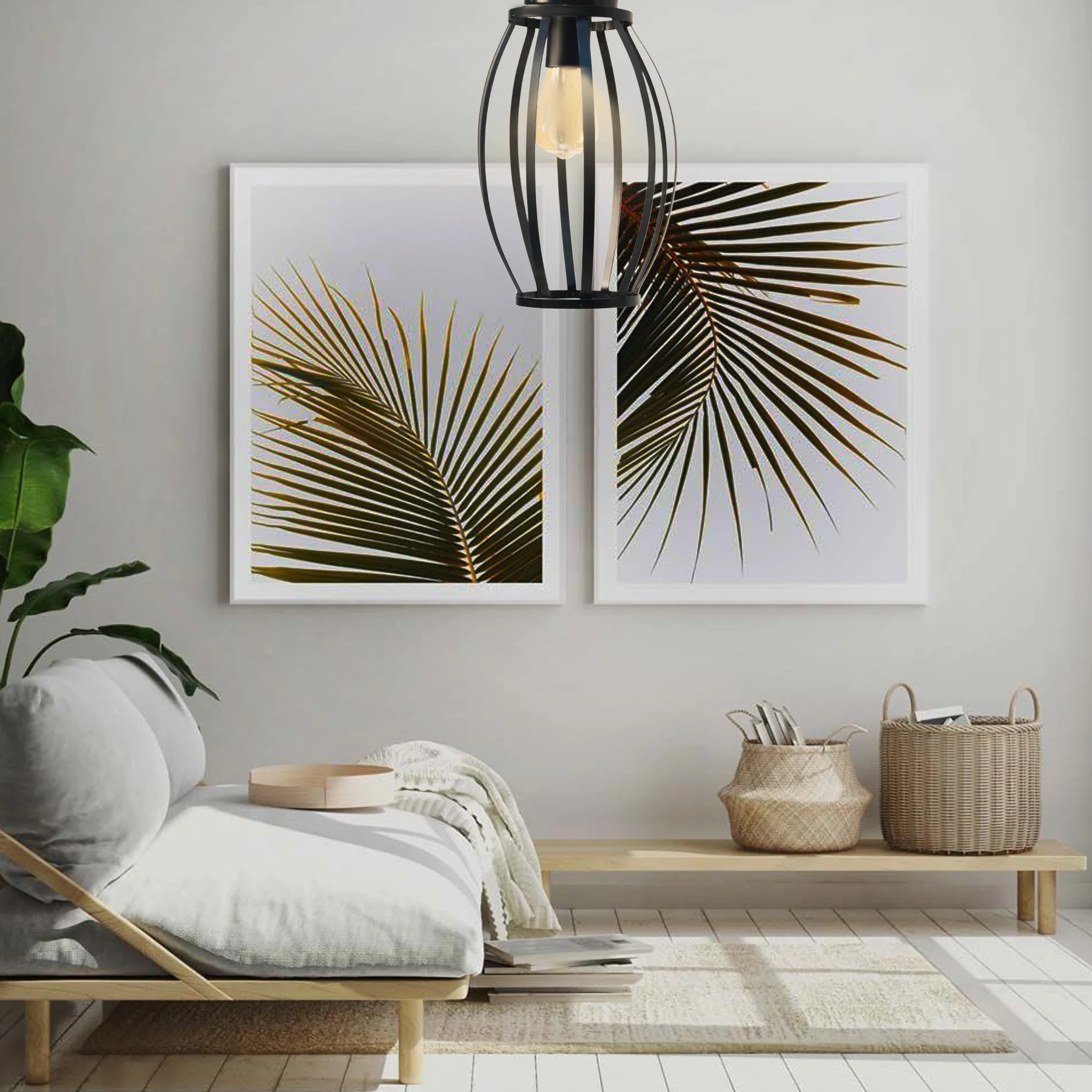 مصباح سقف - أسود - SHL111 - Image 1
