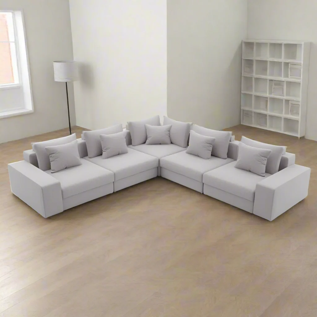 ركنة خشب زان 260×260سم – DECO256
