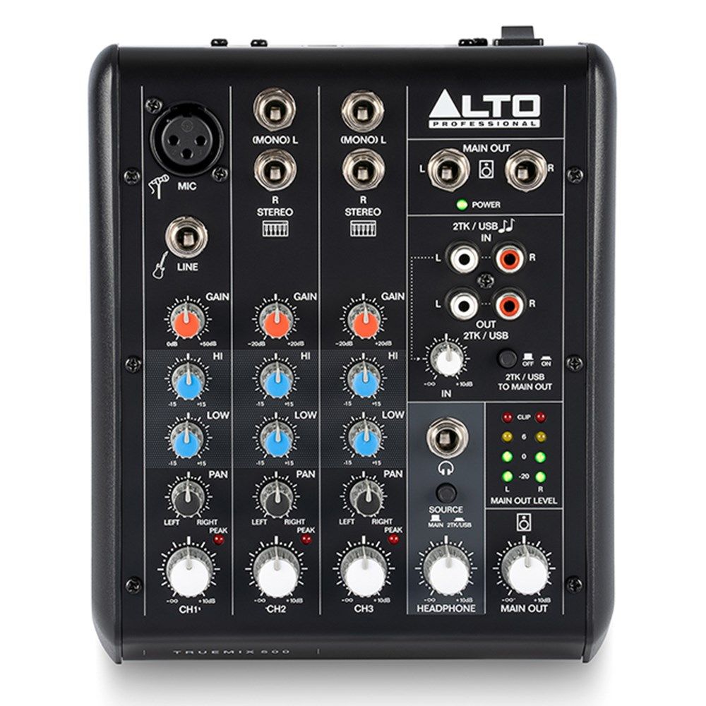Alto Professional Truemix 500 5-Channel Compact Mixer w/ USB - Image 1